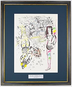 Amazon | マルク シャガール 『アクロバット【LITHOGRAPHE Ⅱ