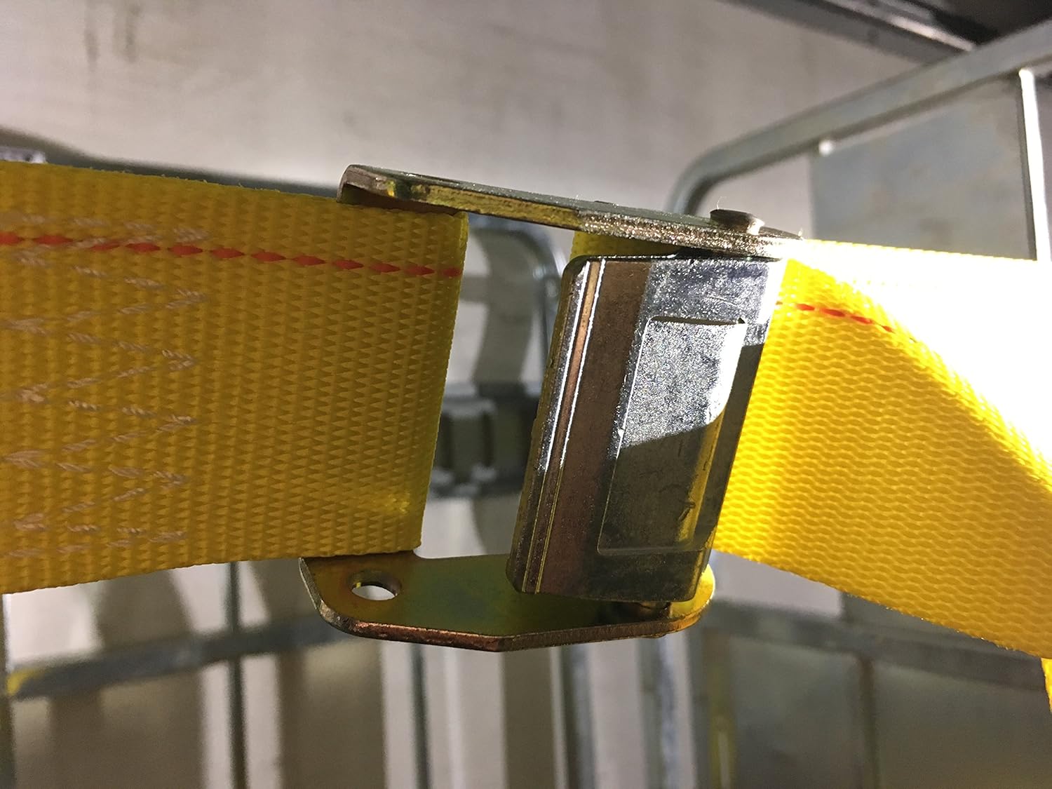 2" x 20' Logistic E-Track Cam Buckle Straps with 835 Lbs WLL, Durable and Secure Cargo Tie-Downs for Trucks, Vans & Trailers, Ideal for Safe Transit (Blue)