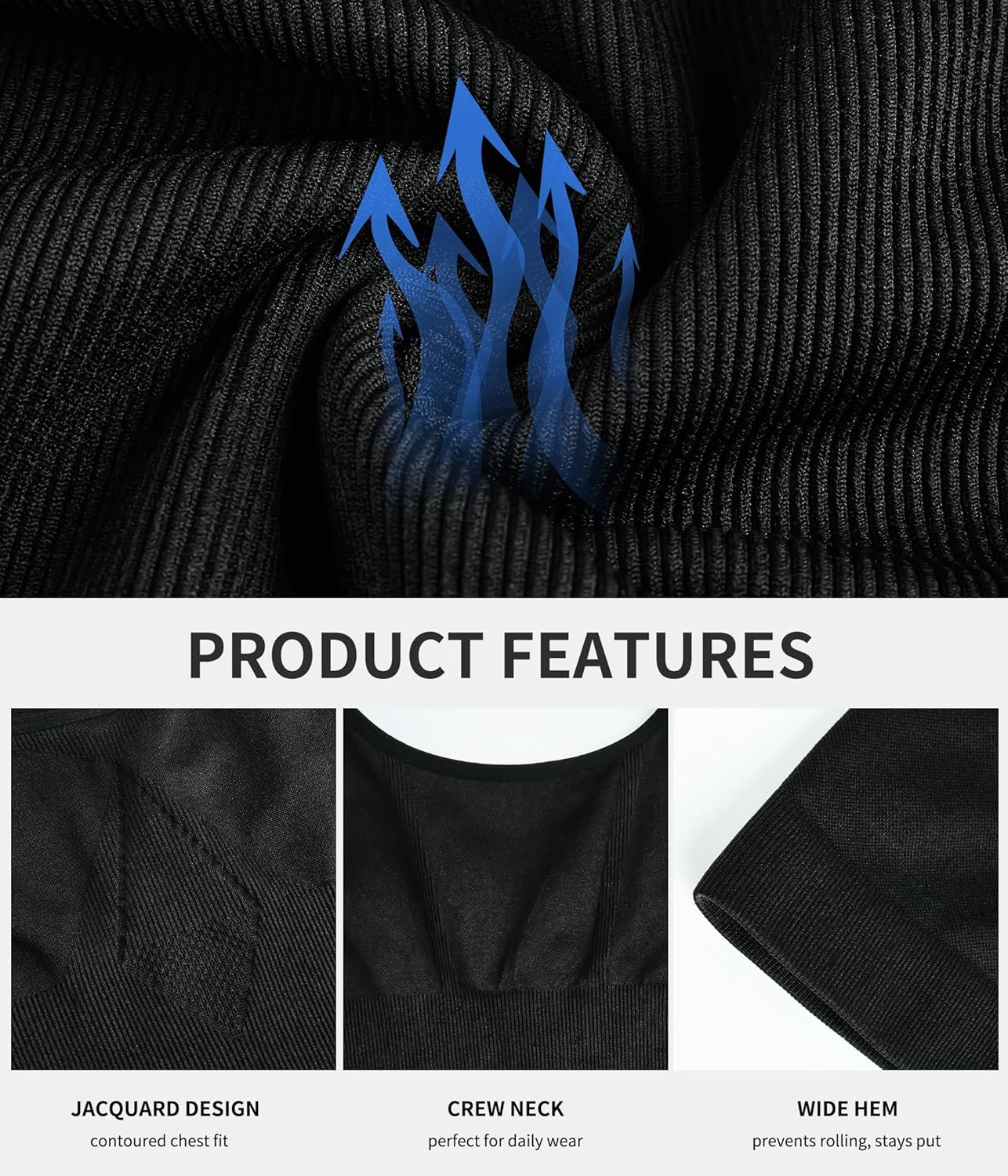 Compression Shirt Men Tank Top Undershirt Slimming Body Shapewear Tummy Control Gynecomastia Sleeveless - Image 5