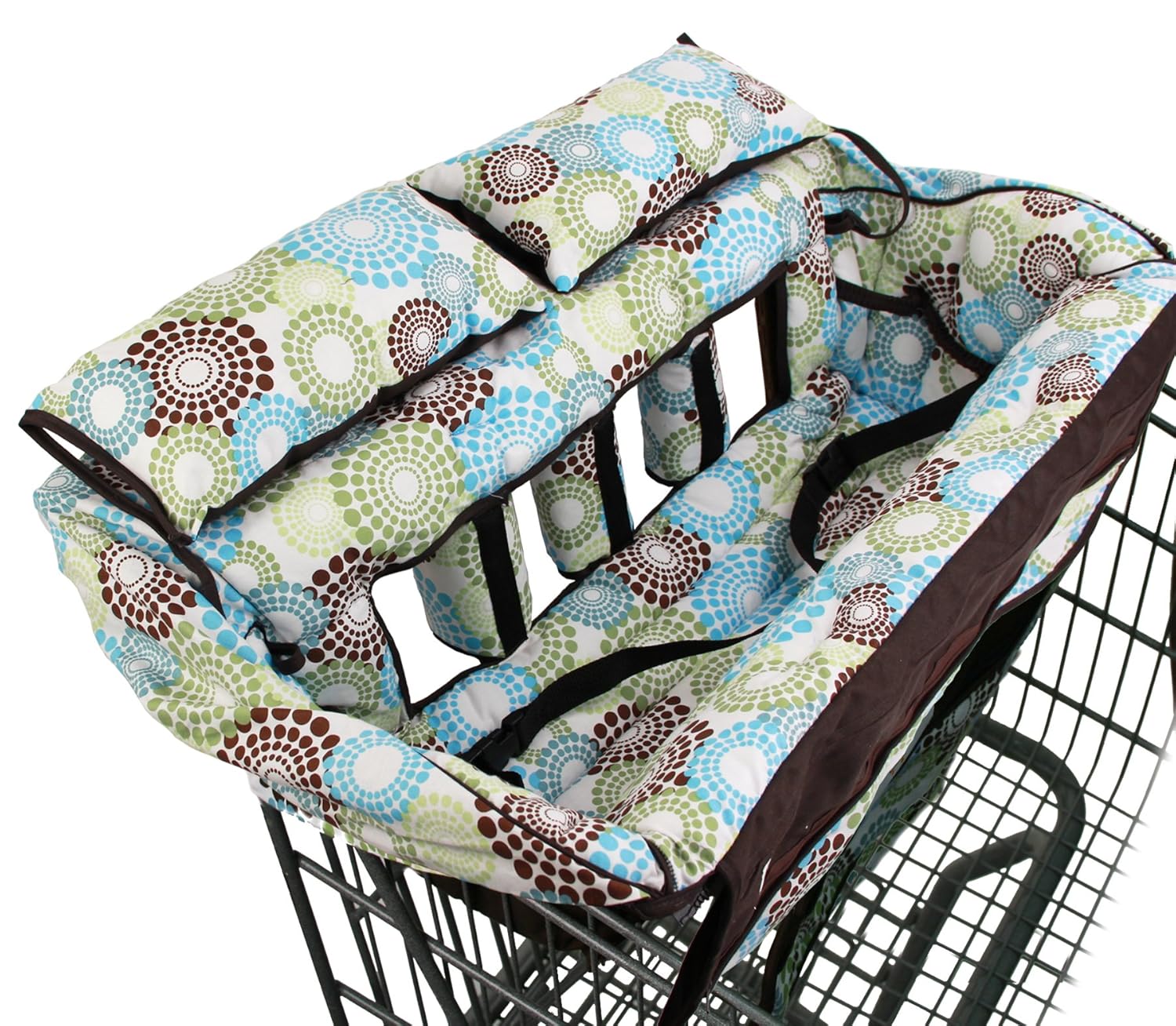Buggy Bagg Elite Twin Shopping Cart Cover, Round About