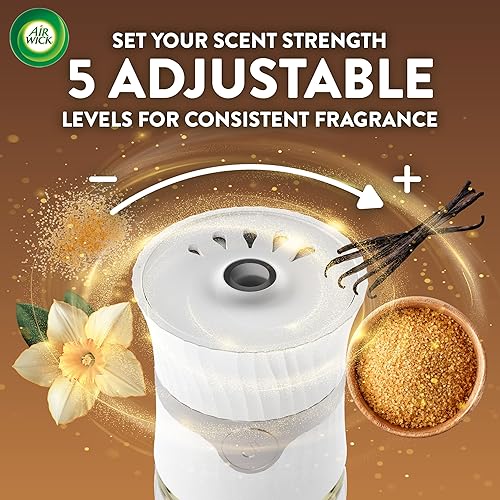 Miniatura 9 de Air Wick - Aceite perfumado enchufable - 5 repuestos - Azúcar moreno y vainilla, aroma de otoño, spray de otoño - 0.67 onzas líquidas (paquete de