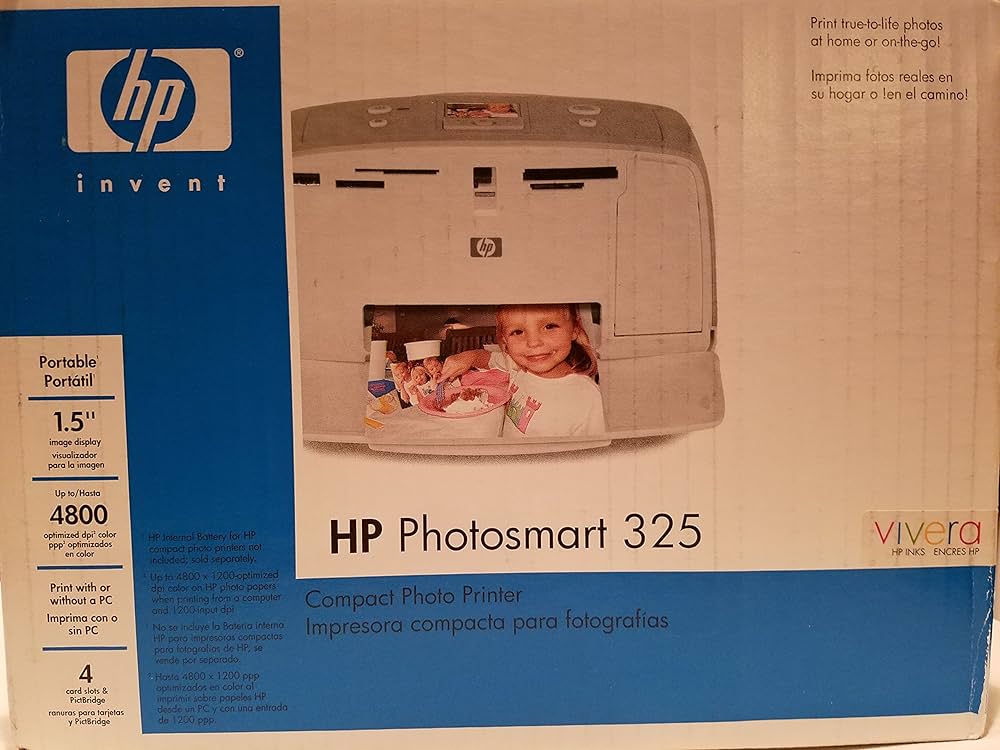 OA機器 HP PHOTOSMART325 Amazon.co.jp: HP PhotoSmart 325 Compact Photo Printer