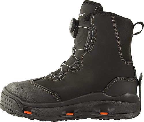 Miniatura 6 de Korkers Devil's Canyon Wading Botas - atléticas y guantes, incluye fieltro intercambiable y suelas Kling-On