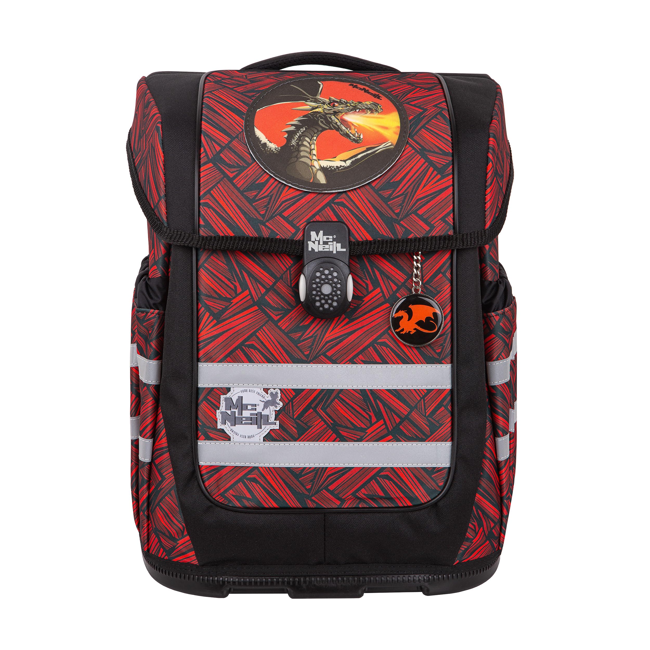 McNeill Compacto Schulranzen-Set 5tlg Zack