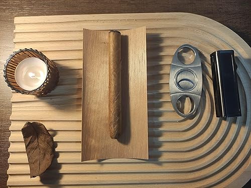 Miniatura 8 de Woho Hojas de cedro español para humidor, chapa de madera de cedro español para dividir o iluminar puros, accesorios de humidor para tarro de tubo y