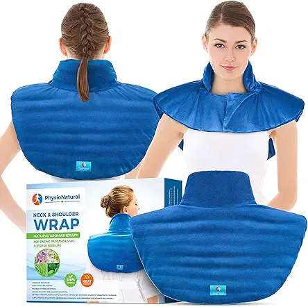 Microwavable Large Neck and Shoulder Wrap – Instant...