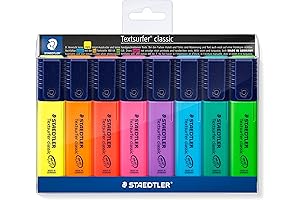 Staedtler Textsurfer Classic 364 Highlighters: Your Ultimate Study and Note-Taking Companion