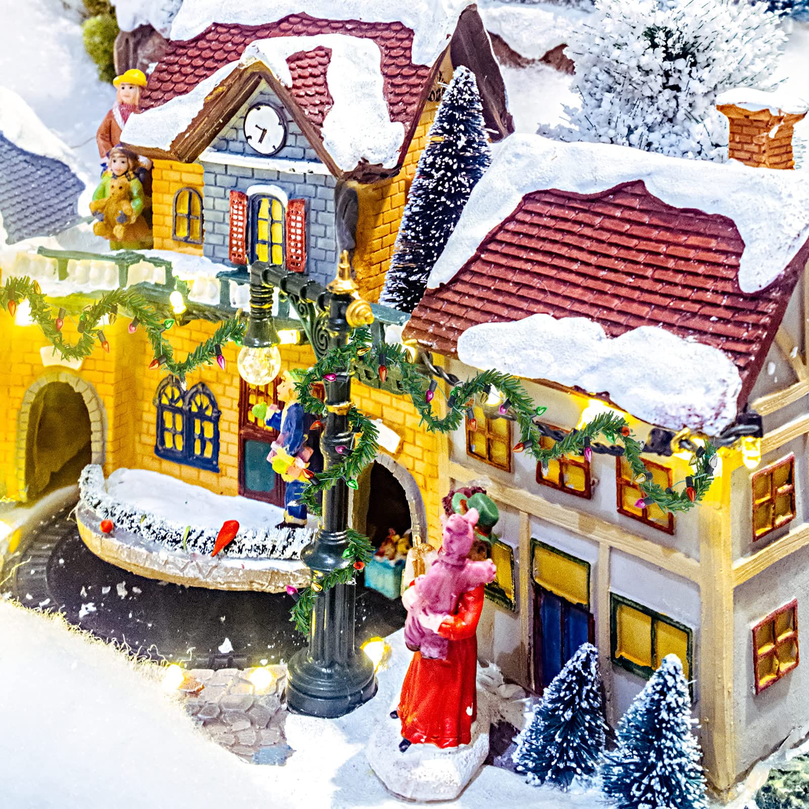 Amazon.com: Chunyin 4 Pcs Dollhouse Miniature Christmas Holiday
