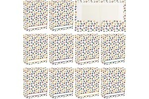 24 pcs Multi Colored Puppy Folders with Pocket for Dog Paperwork
