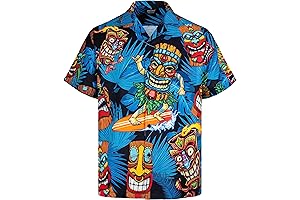 Funny Hawaiian Tiki Shirt for Men