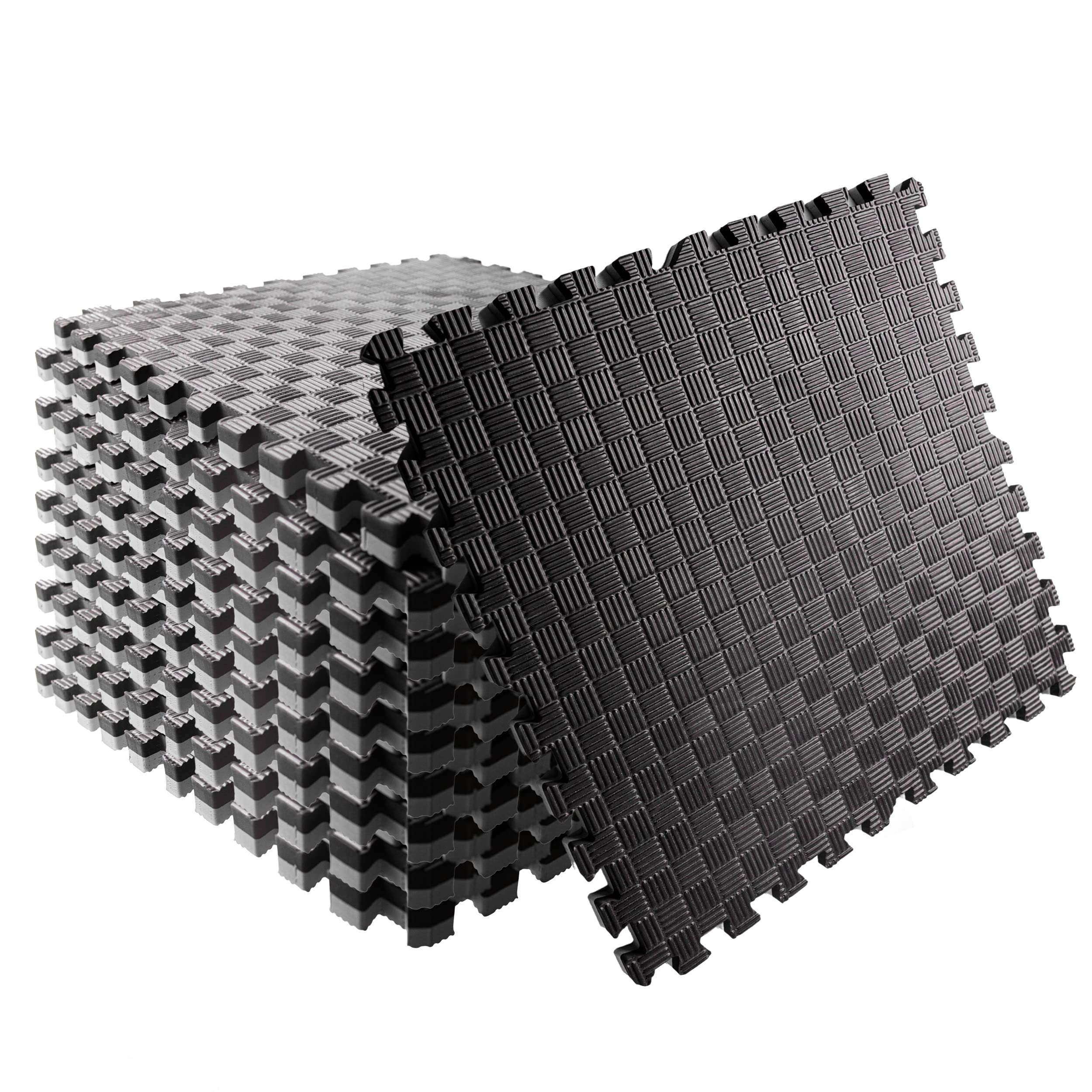 MARTIAL MATS Reversible Thick 2cm 50 x 50cm Interlocking Foam Floor Mats  EVA Exercise Interlocking Tiles Protective Flooring for Gym, Tiles