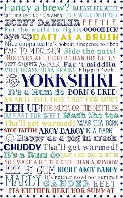 Ulster Weavers Yorkshire Born & Bred Cotton Tea Towel