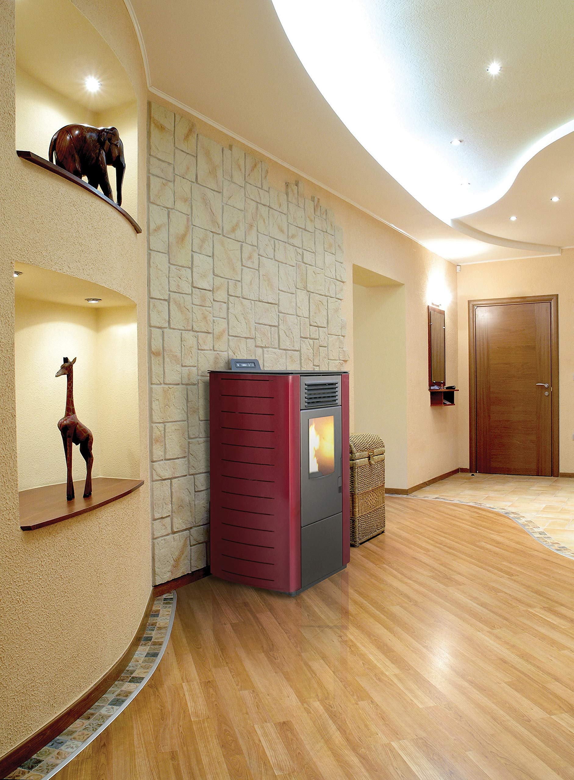 STUFA PELLET KING12 CANALIZZ. KW10.1 BORDEAUX 1 PZ