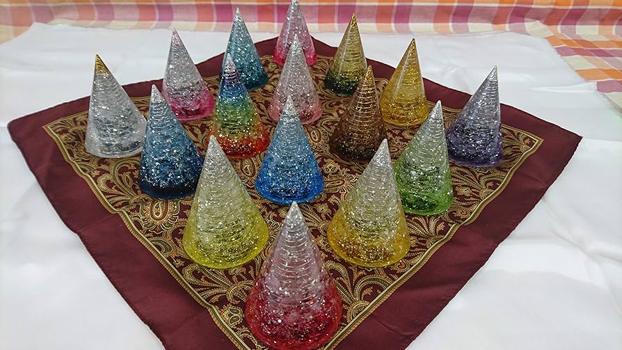 感謝価格、６cm六角錘オルゴナイト、精神安定、不安を取り除く、心と魂の成長させる 感謝価格、6cm六角錘オルゴナイト、精神安定、不安を取り除く、心と魂