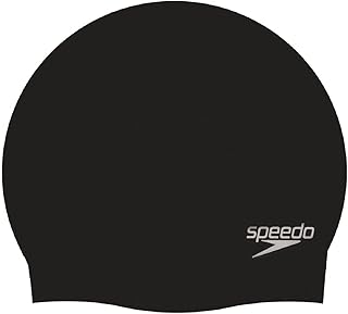Speedo Unisex Adult's Plain Moulded Swim Cap