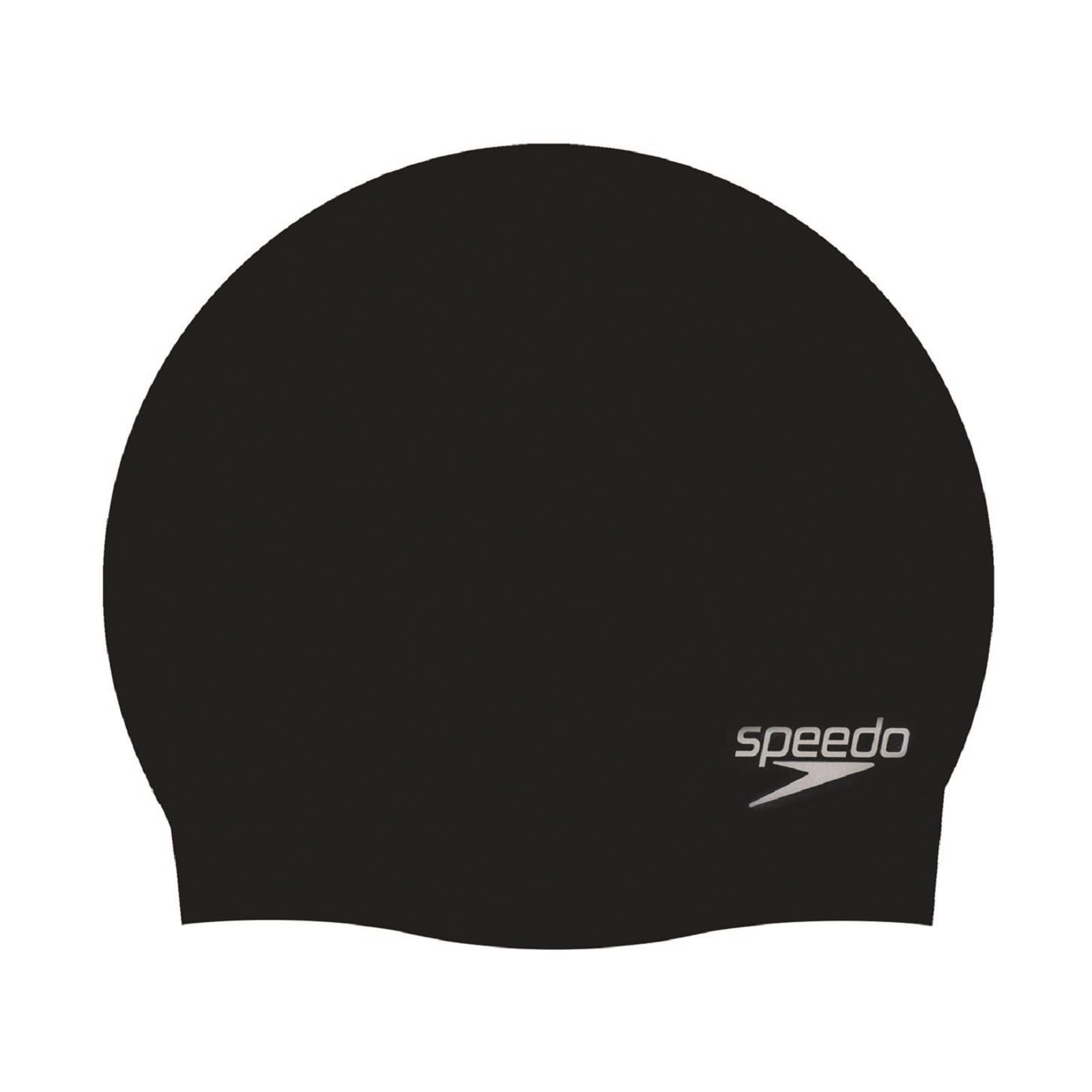 Speedo Black Moulded Silicone Cap (Product Colour: Product Size: Adult)