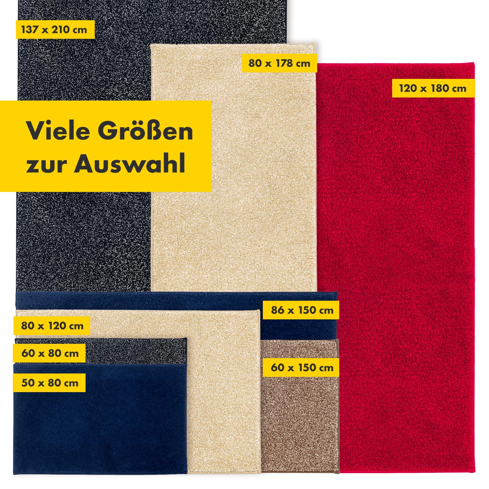 Floordirekt Schmutzfangmatte innen 60 x 150 cm - Braun - rutschfeste Maschinenwaschbare Fußmatte - Türmatte Sauberlaufmattestürmatte - Fussmatte für Hund - Haustür & Flur - NASA
