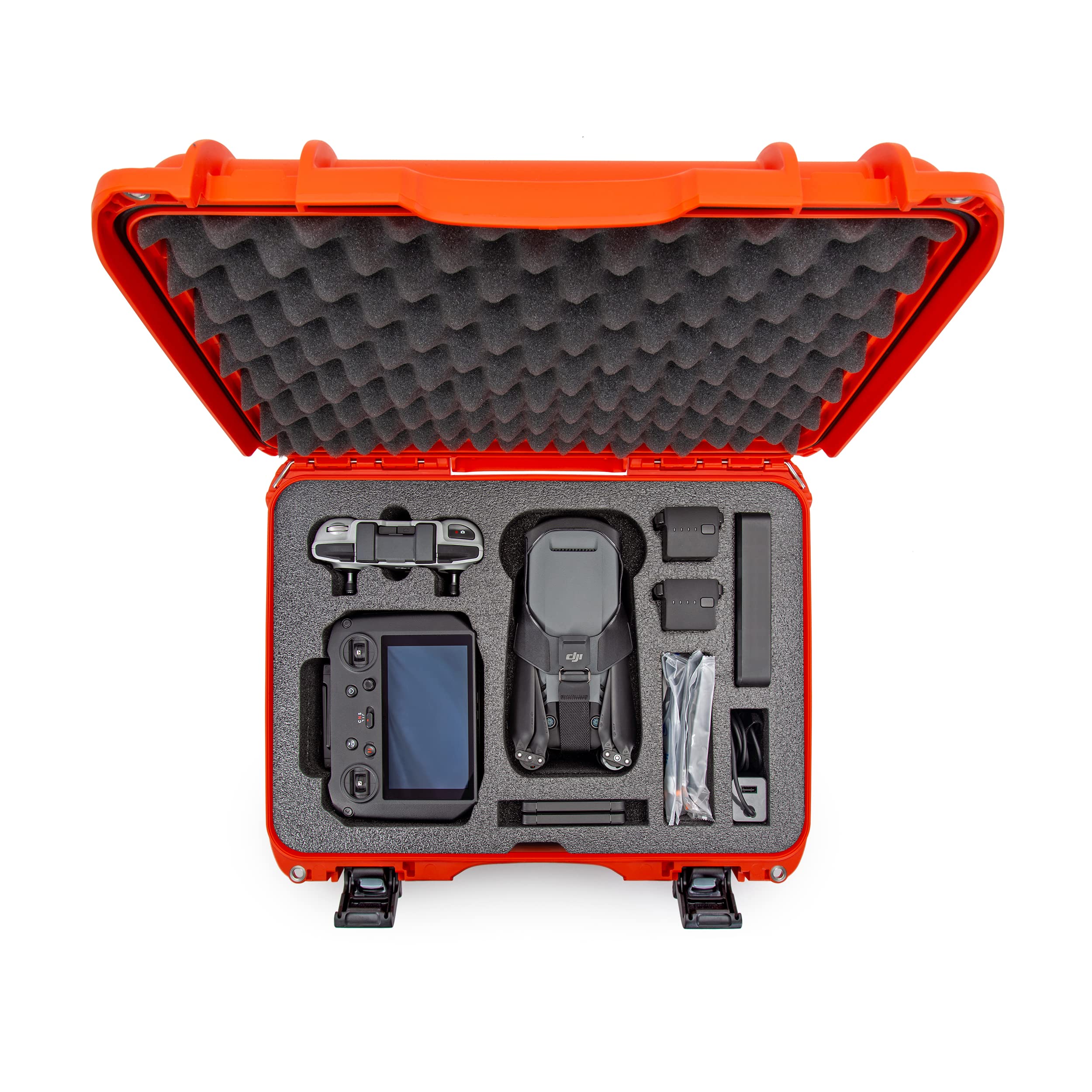 NANUK Custodia rigida impermeabile 925 con inserto in schiuma per DJI Mavic 3 Fly More/Cine Premium Combo - Arancione (925-MAV33)