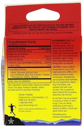 Miniatura 2 de Energía de 5 horas, sabor a bayas, 2 unidades, 1.93 fl oz