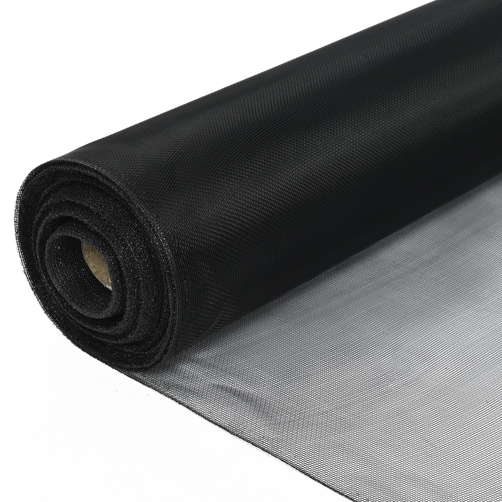 Photo 1 of ** scratched**GOOFCXO 304 Stainless Steel Screen Roll 47.2 inch x 98.4 feet High Visibility Window Screen Mesh for Door Porch Patio Sliding Door Screening Replacement (Black)