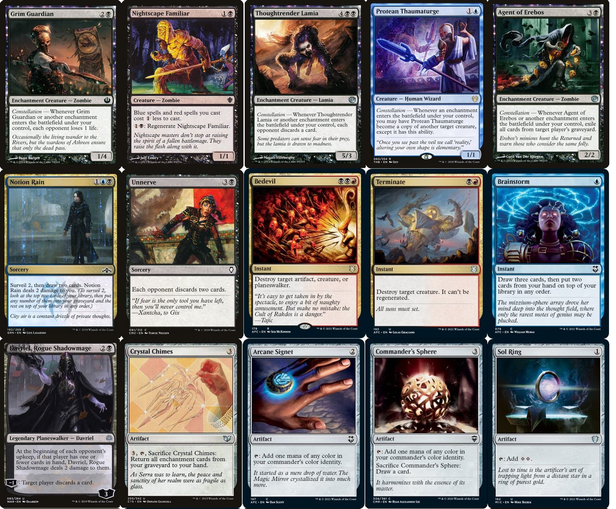Amazon.com: Elite Curses Commander Deck - Lynde - Grixis - Blue Black Red -  EDH - 100 Card - Custom Magic The Gathering Deck
