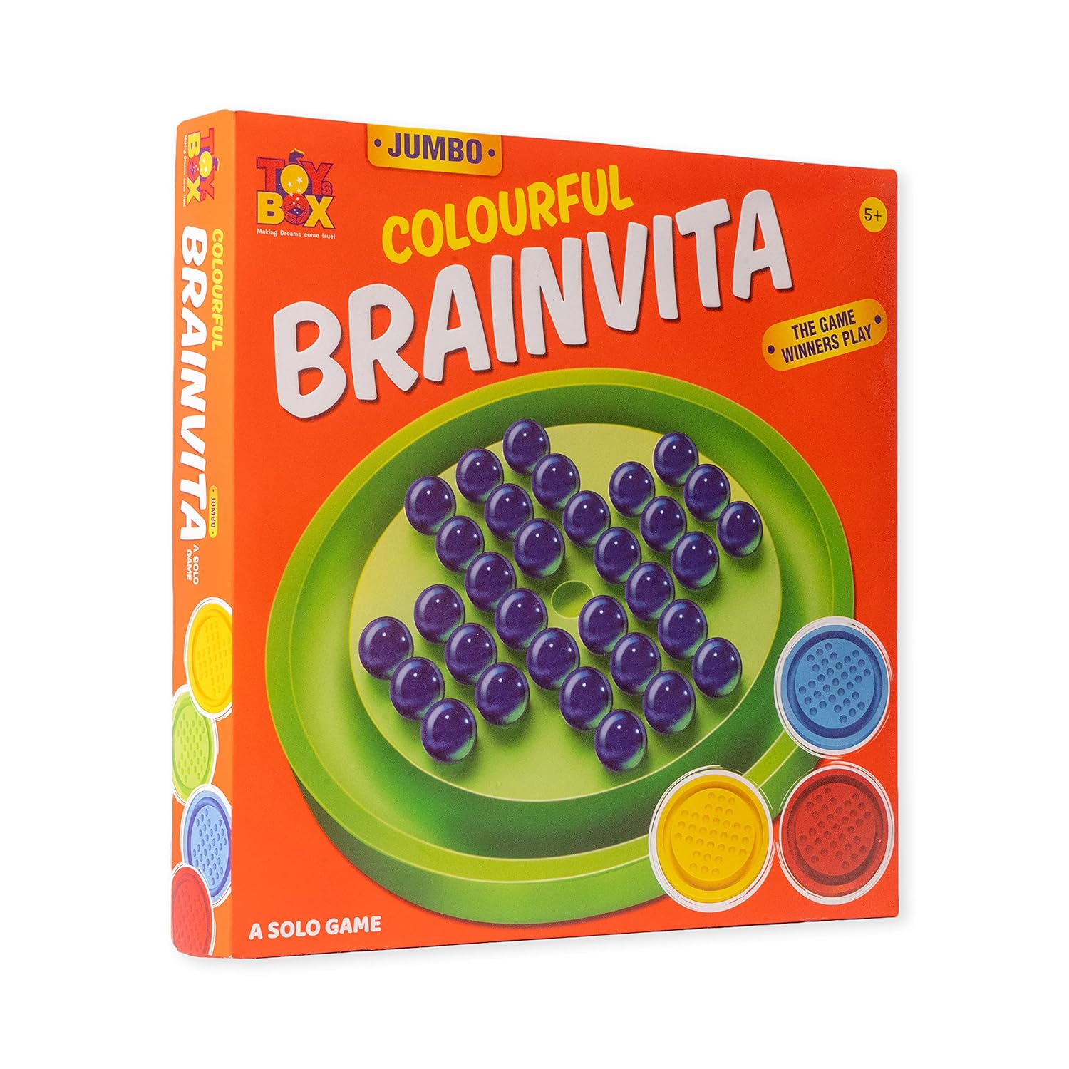 Buy Toyztrend Toysbox Jumbo Brainvita Game, Multicolour Online at Low Prices in India Amazon.in