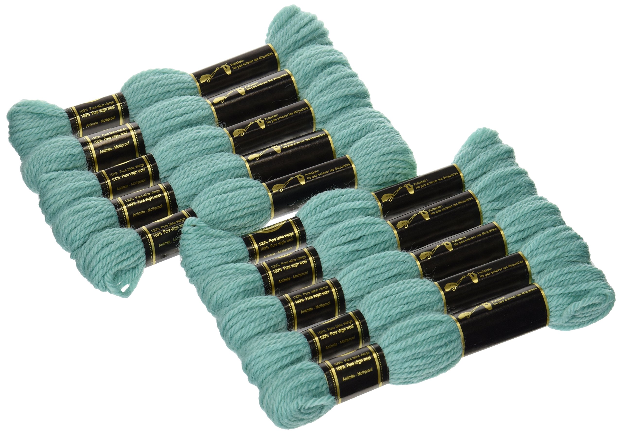 Dmc Turquoise Bulk Buy: Tapestry & Embroidery Wool 8.8 Yards 486-7598 (10-Pack)