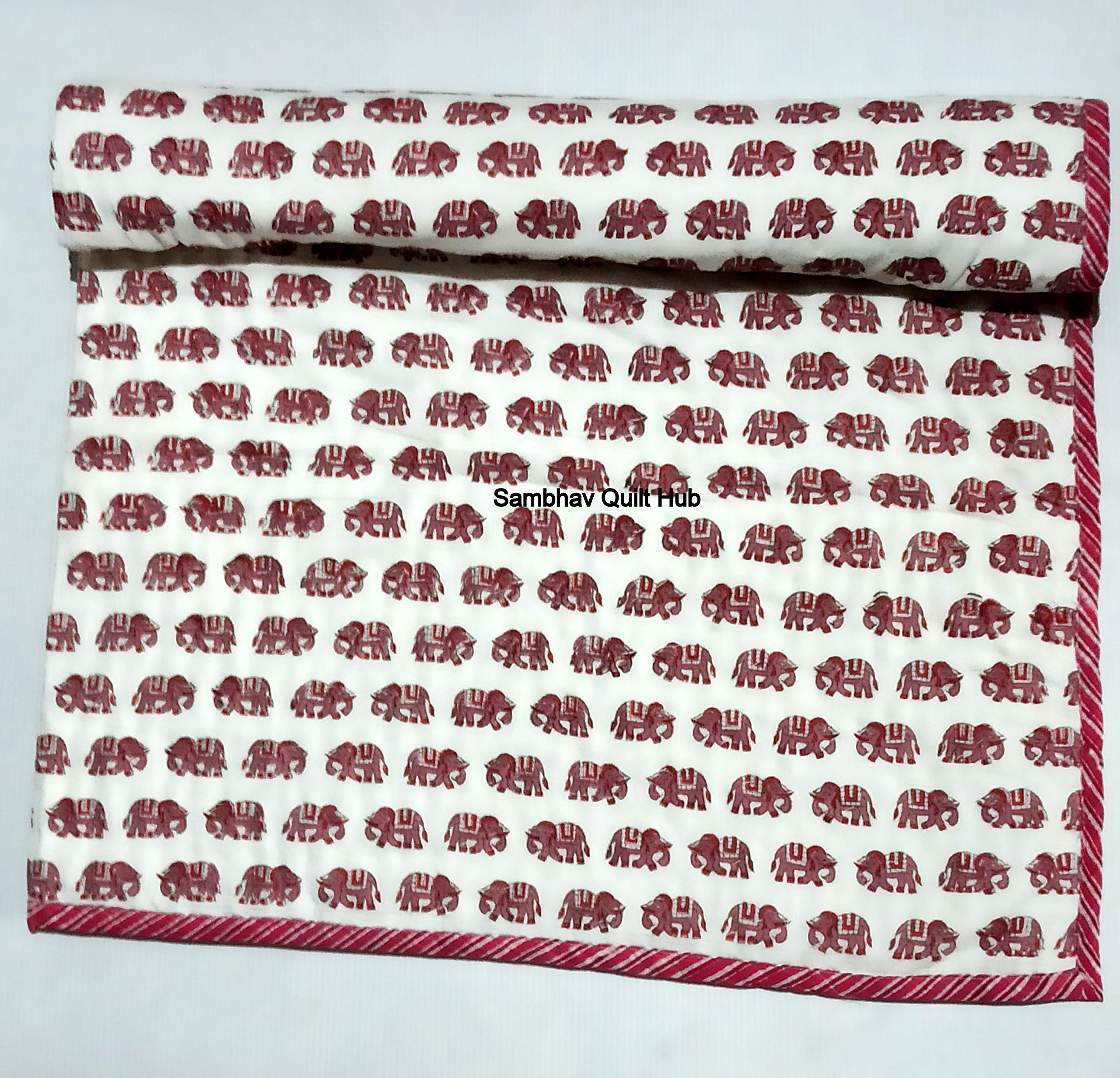 Colcha reversible de algodón con retazos acolchados, manta para bebés y niños pequeños, manta para bebé, multicolor, unisex, regalo para bebé, decoración india, súper suave y cálida para sofá y sofá,
