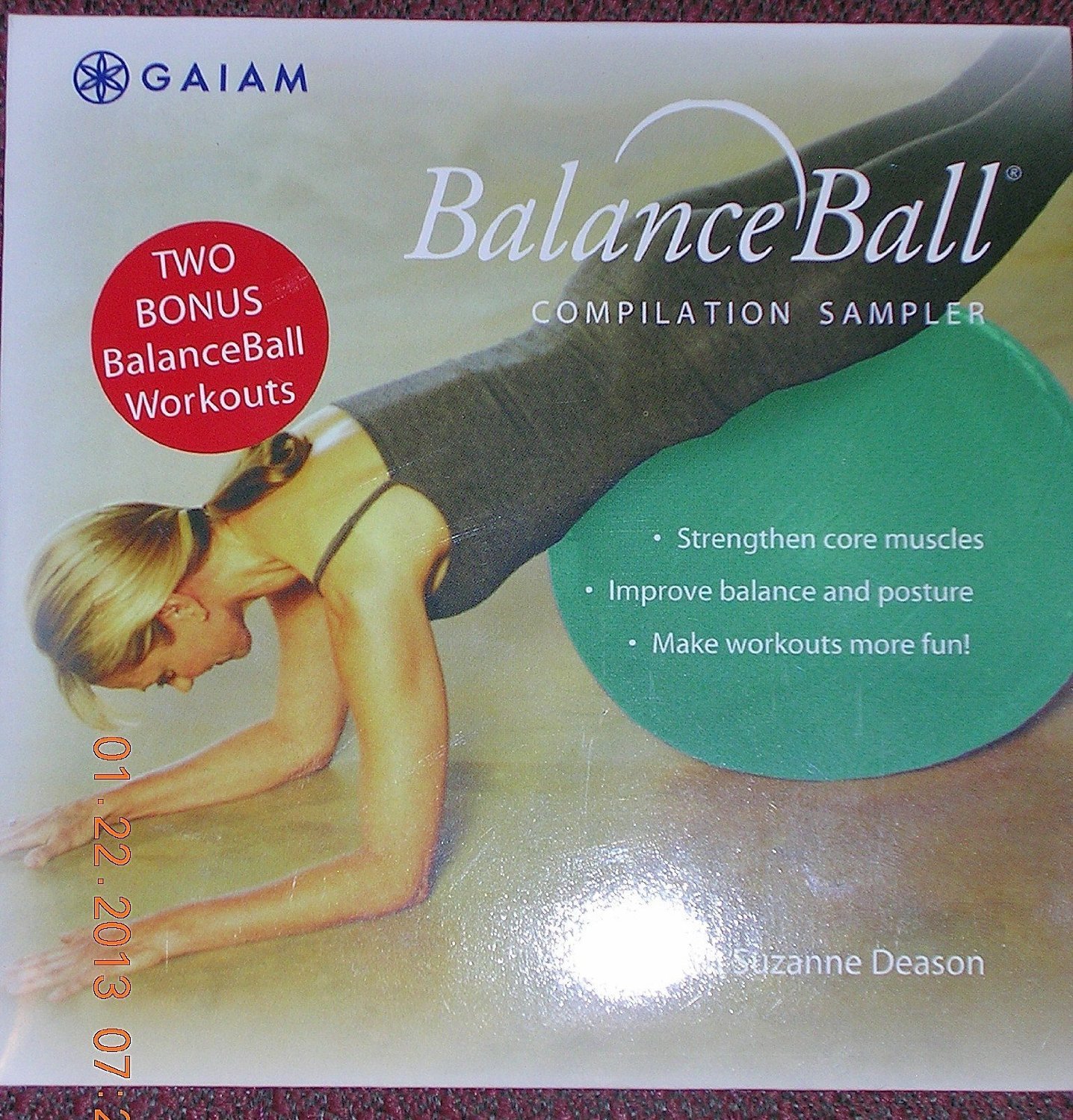 GAIAM Balance Ball Compilation Sampler with Suzanne Deason (DVD) [Misc.]
