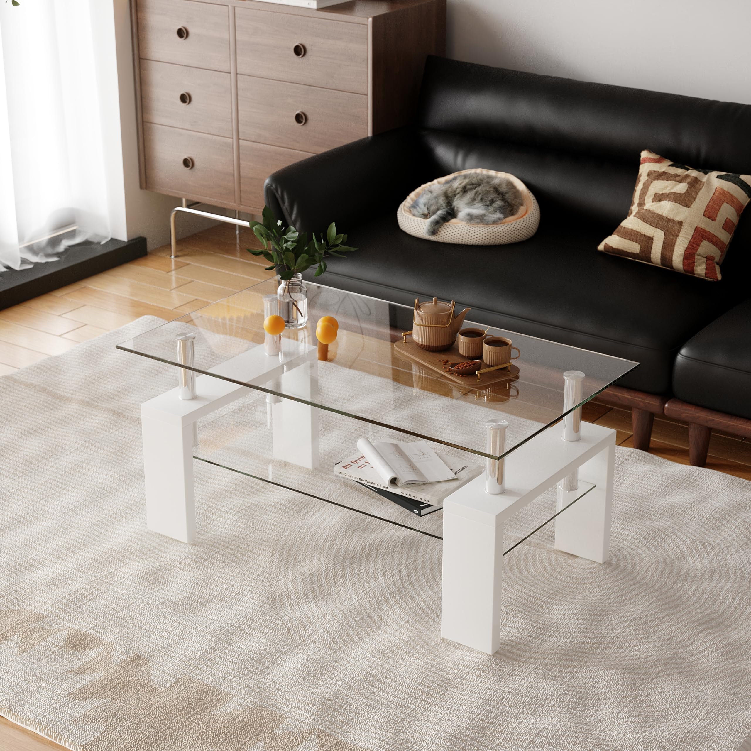 Tavolino Da Salotto Rettangolare In Marmo Sinterizzato – Gambe Incrociate In Metallo – Moderno Lusso 100x50x45 Cm