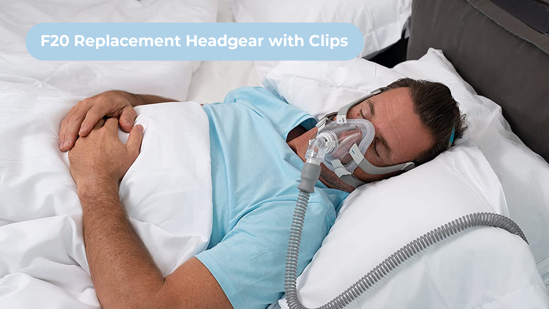 Headgear For AirFit N20/AirTouch N20, Soft Comfortable Unisex CPAP Replacement Headgear Strap (Without Mask