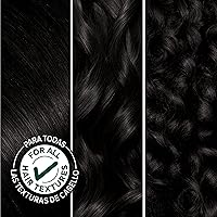 Vista 5 de Garnier Color de Cabello Nutrisse Crema Nutritiva, 10 Negro (Regaliz) Tinte Permanente para el Cabello, 1 Unidad (El Empaque Puede Variar)