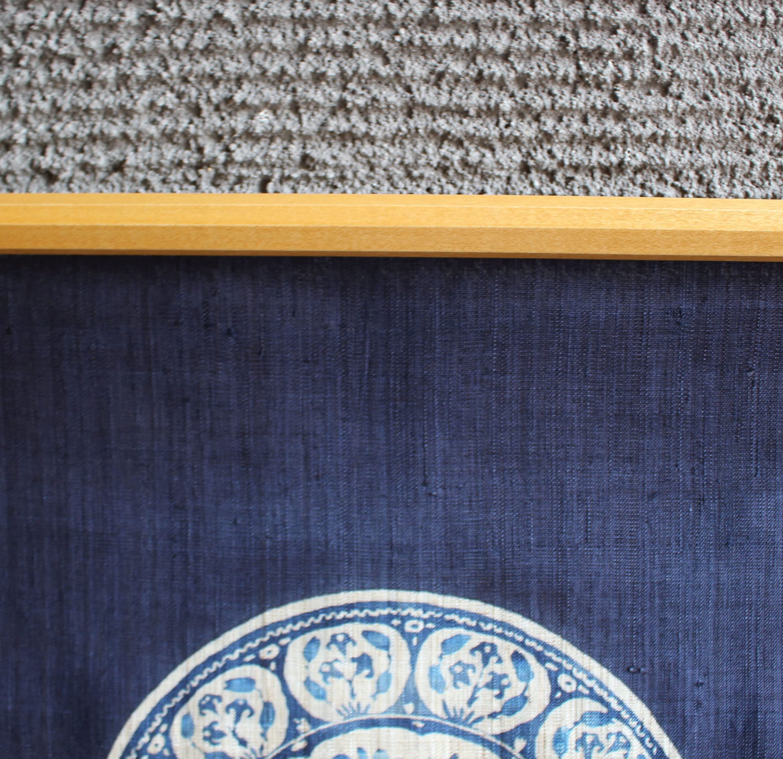 藍染め　タペストリー Amazon.co.jp: 本麻タペストリー IZNIK 藍 W45×H120cm 【職人が