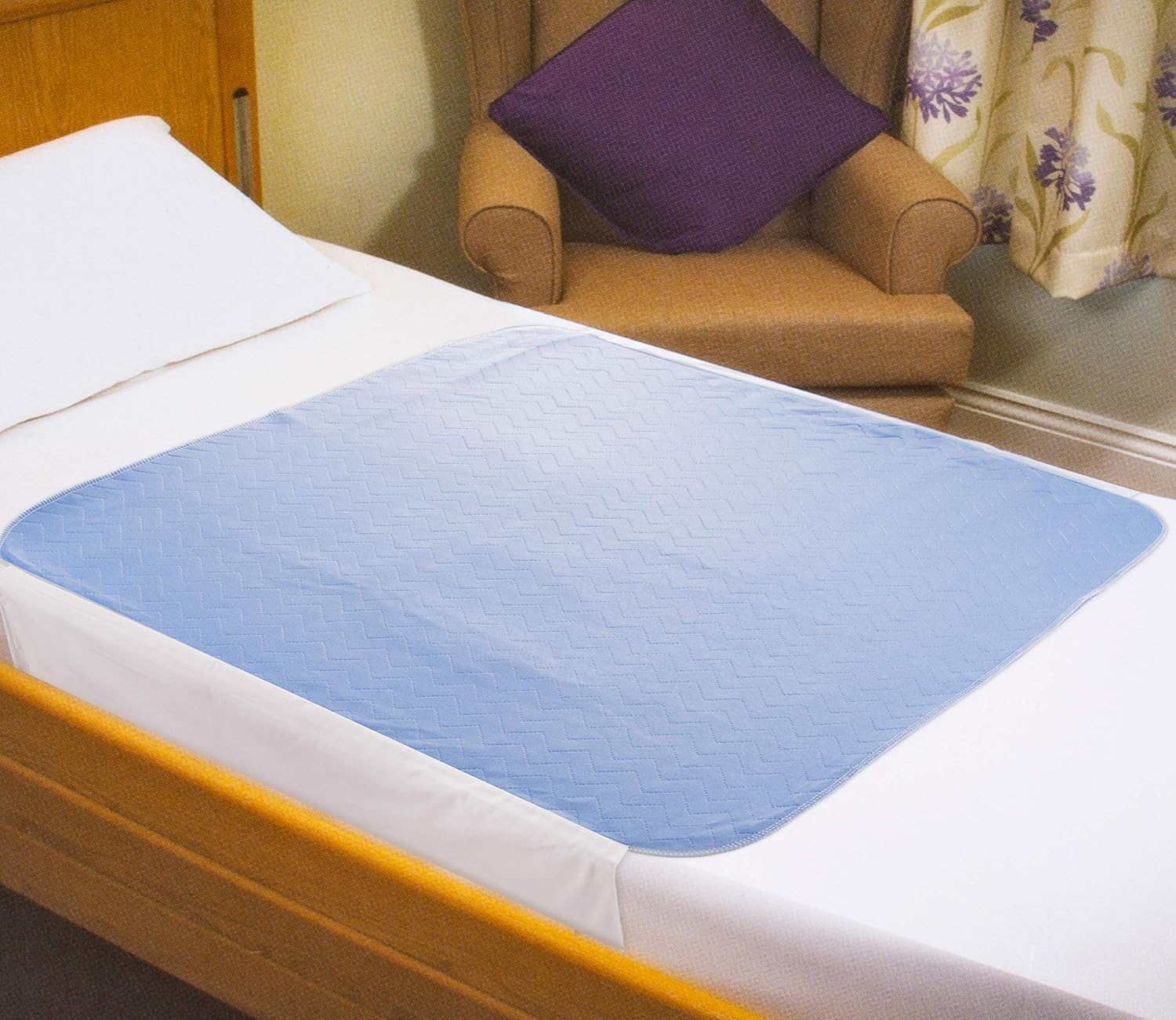 Easy Care Solutions Washable Bed Pad Protector with Tucks/Flaps