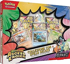 Pokémon: Megaevolution Adventure Companions - Heroic Rise of the Pokémon TCG Deluxe Badge Collection (3 Holographic Promo Cards, 1 Deluxe Pin and 5 Expansion Envelopes)