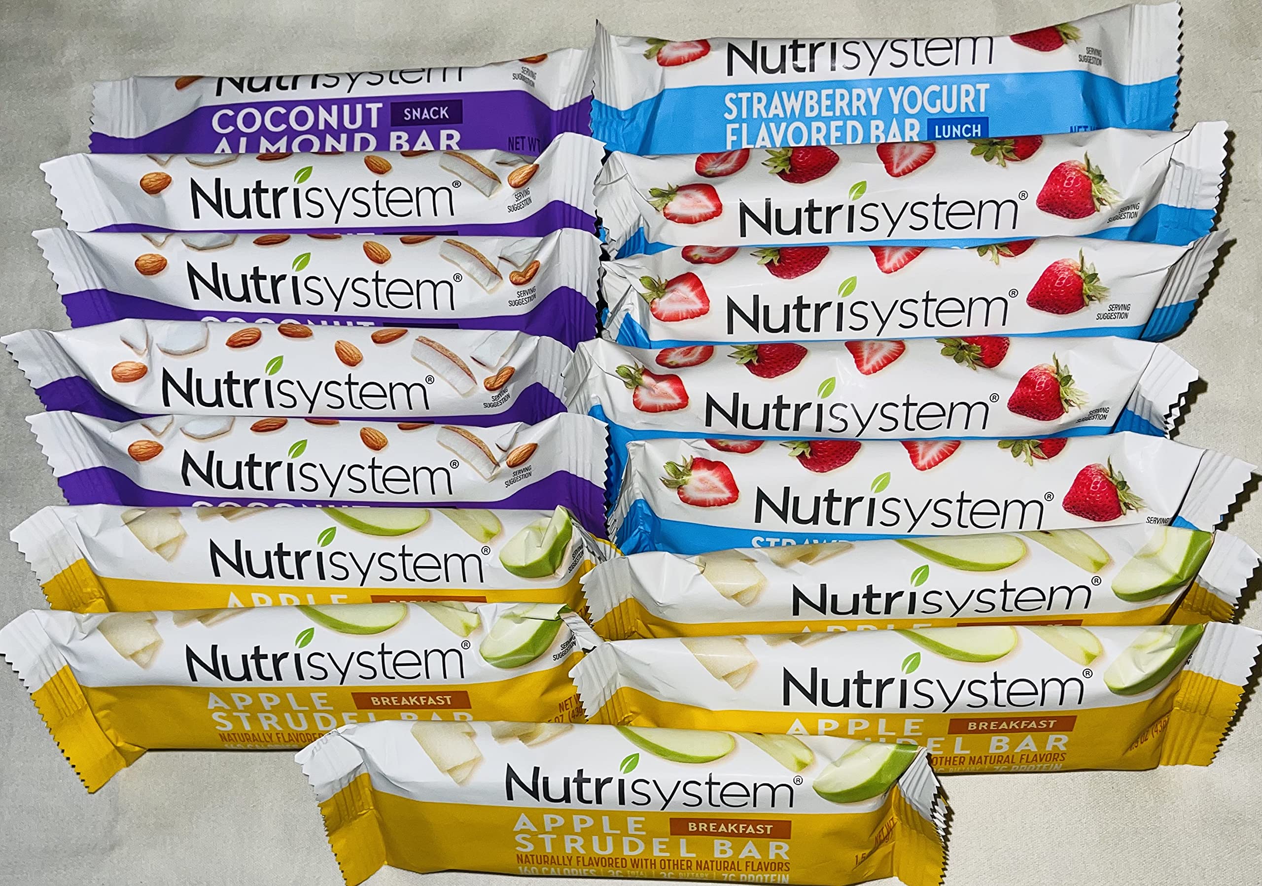 Nutrisystem Dark Chocolate & Sea Salt Nut Bar, 4 Bars