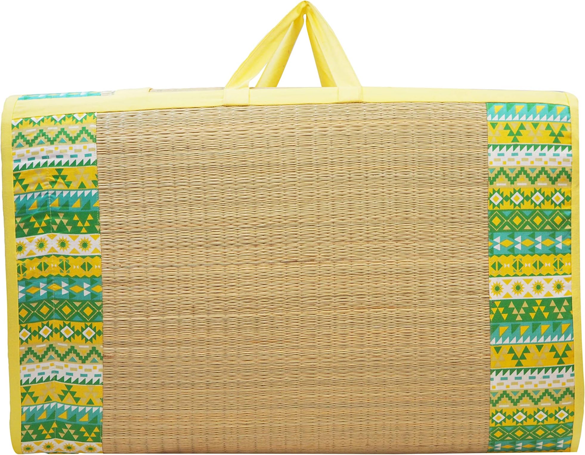 Home Tex Life Kora Grass Cushion Sleep Healthy, Easy Portable and Folding Mat