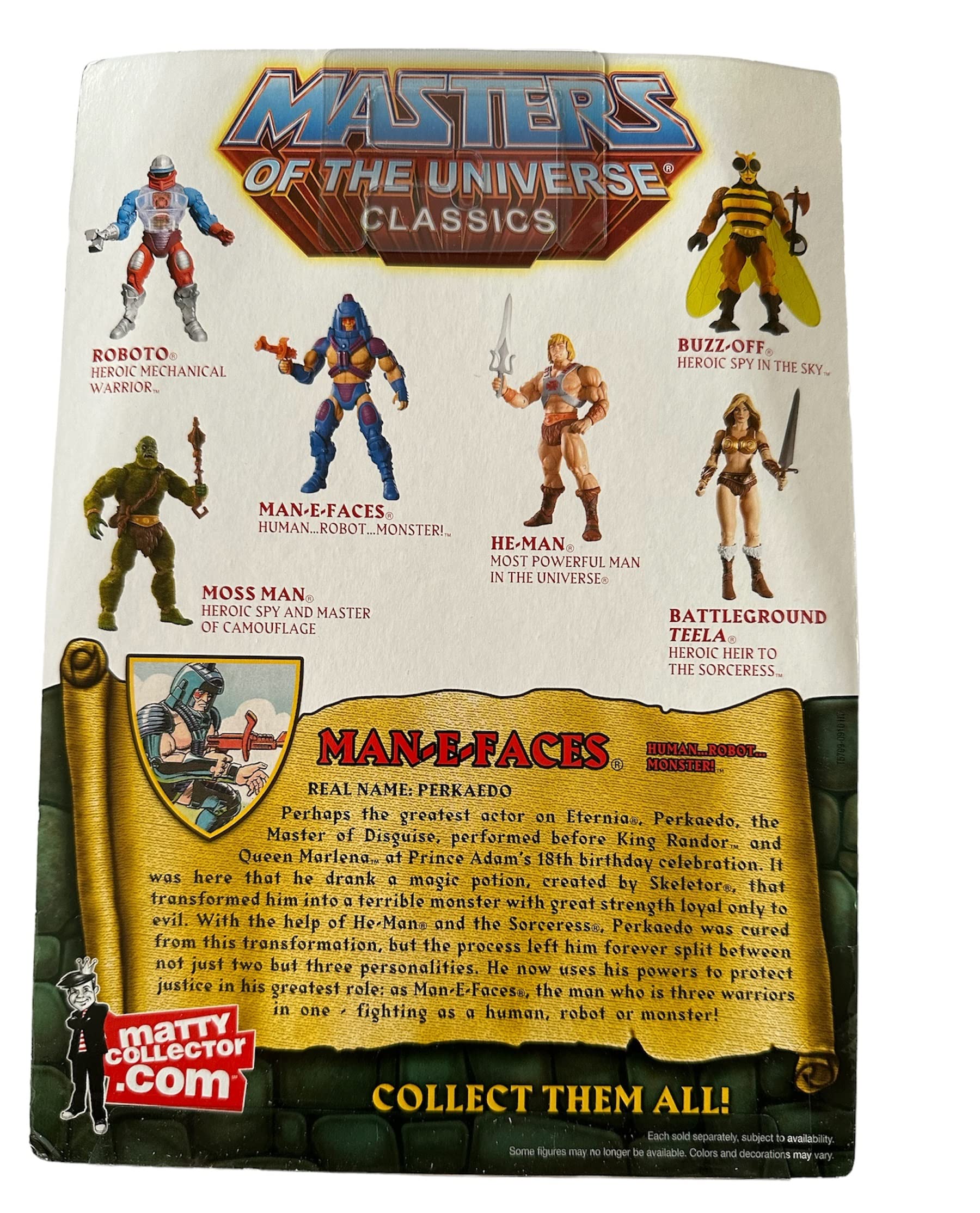 Amazon | MOTUマスターズof the Universe Classics man-e-faces 
