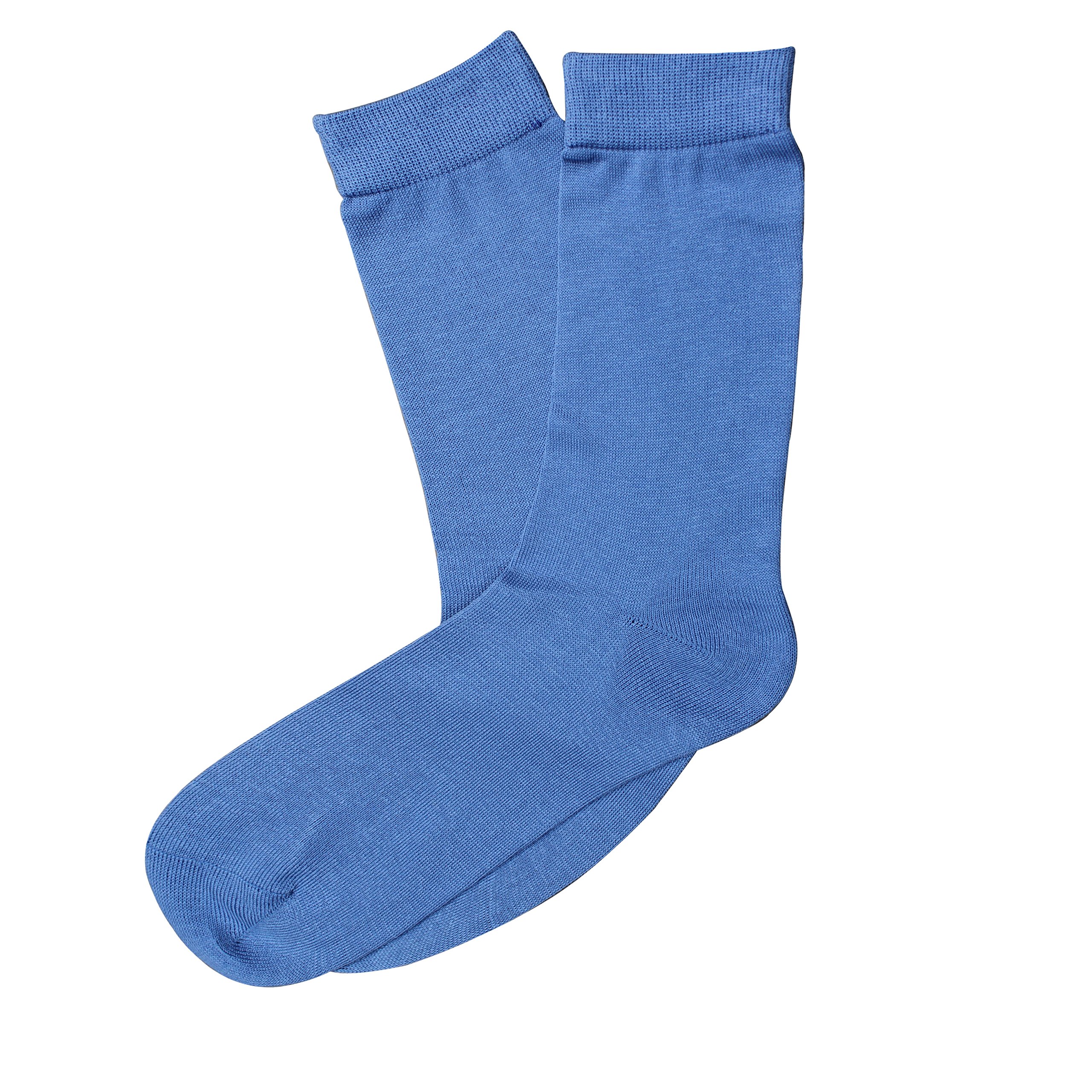 Jasmine Silk Women's Blue 3 Pairs Supersoft 100% Bamboo Socks Thermal Sock (Blue)