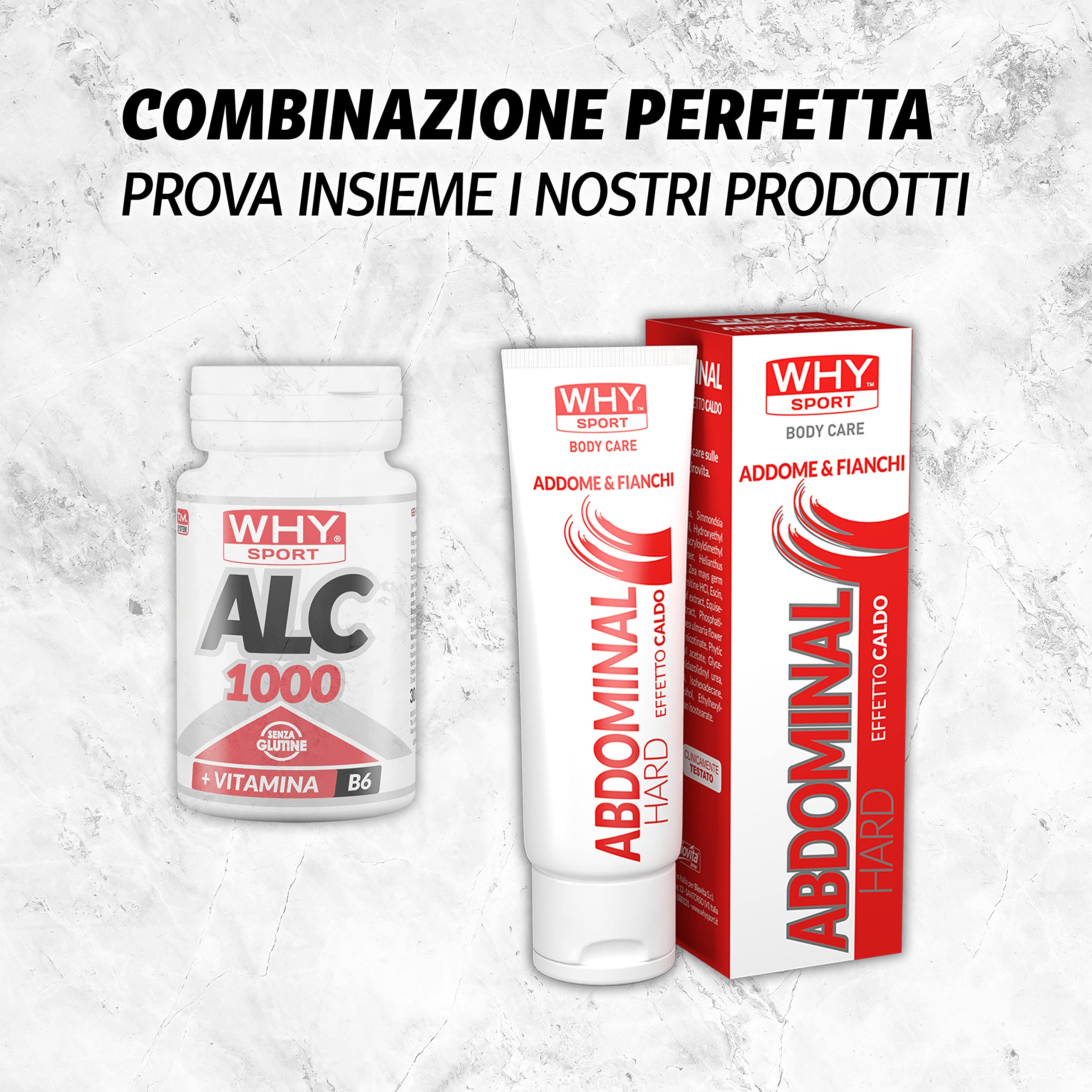 WHY SPORT ALC 1000 - Integratore Alimentare Energetico a Base di Acetil l-carnitina - 60 Compresse
