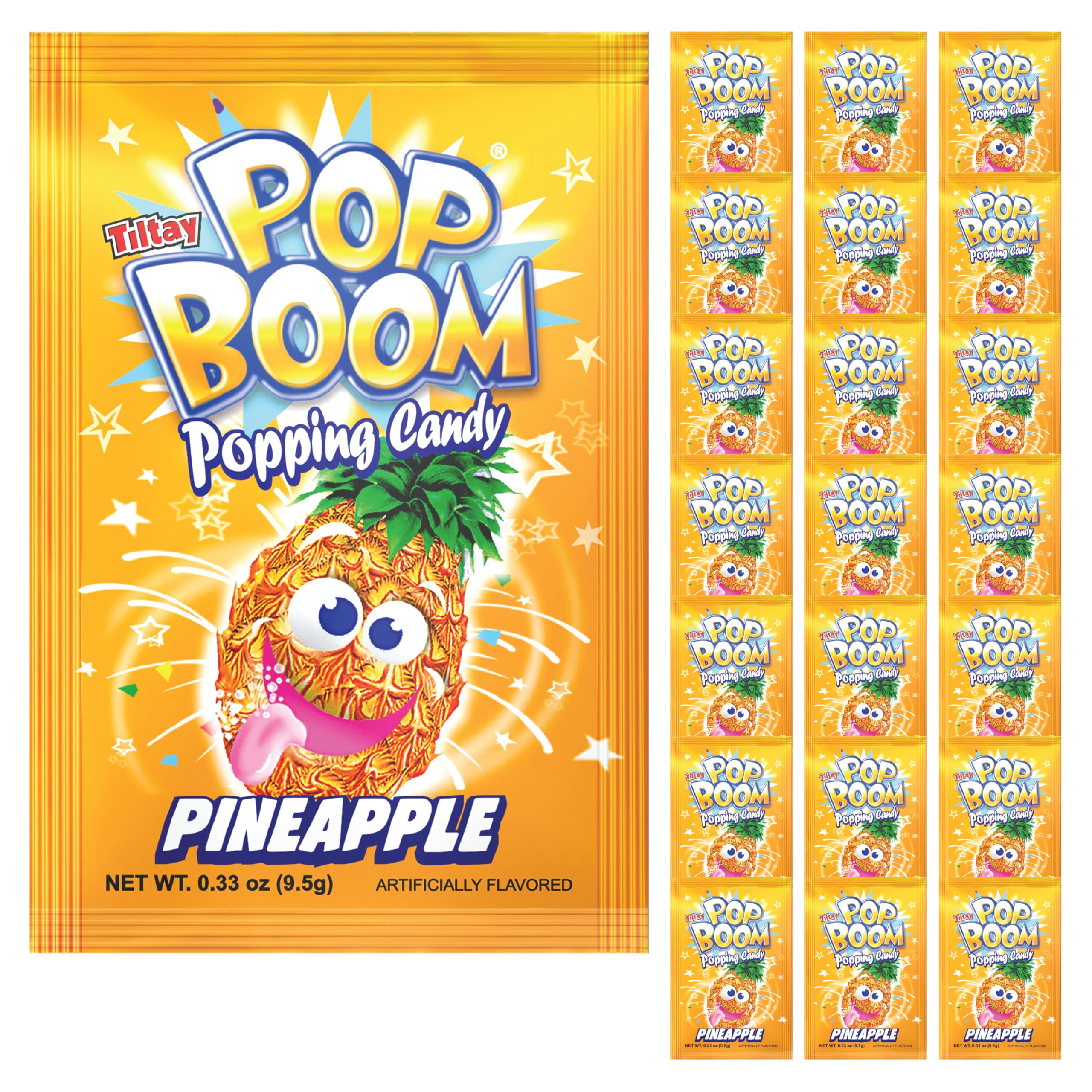 Amazon.com : Pop Boom Popping Candy, Pineapple Flavor [24-Pack