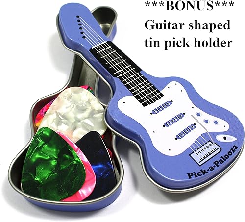 Miniatura 6 de Pick-a-Palooza Paquete de tiras personalizadas para fabricante de púas de guitarra, amplia variedad de tiras para hacer púas con cualquier punzón -