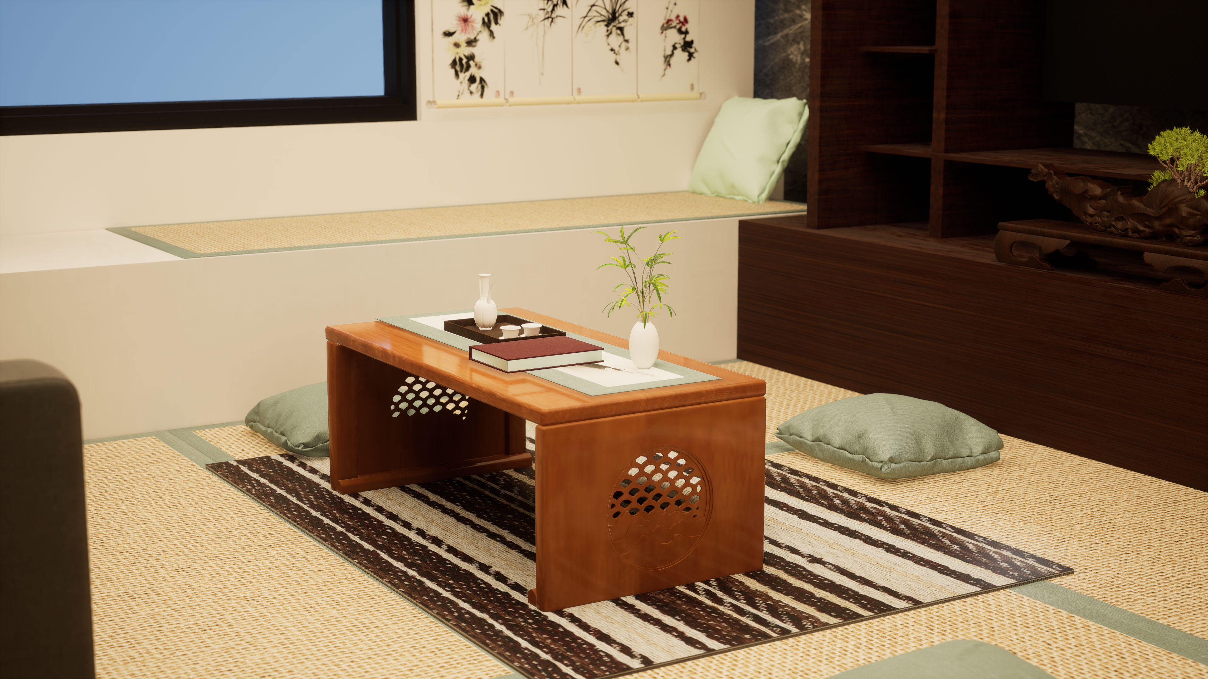 Amazon.com: Japanese Folding Coffee Table 2025 Newly
