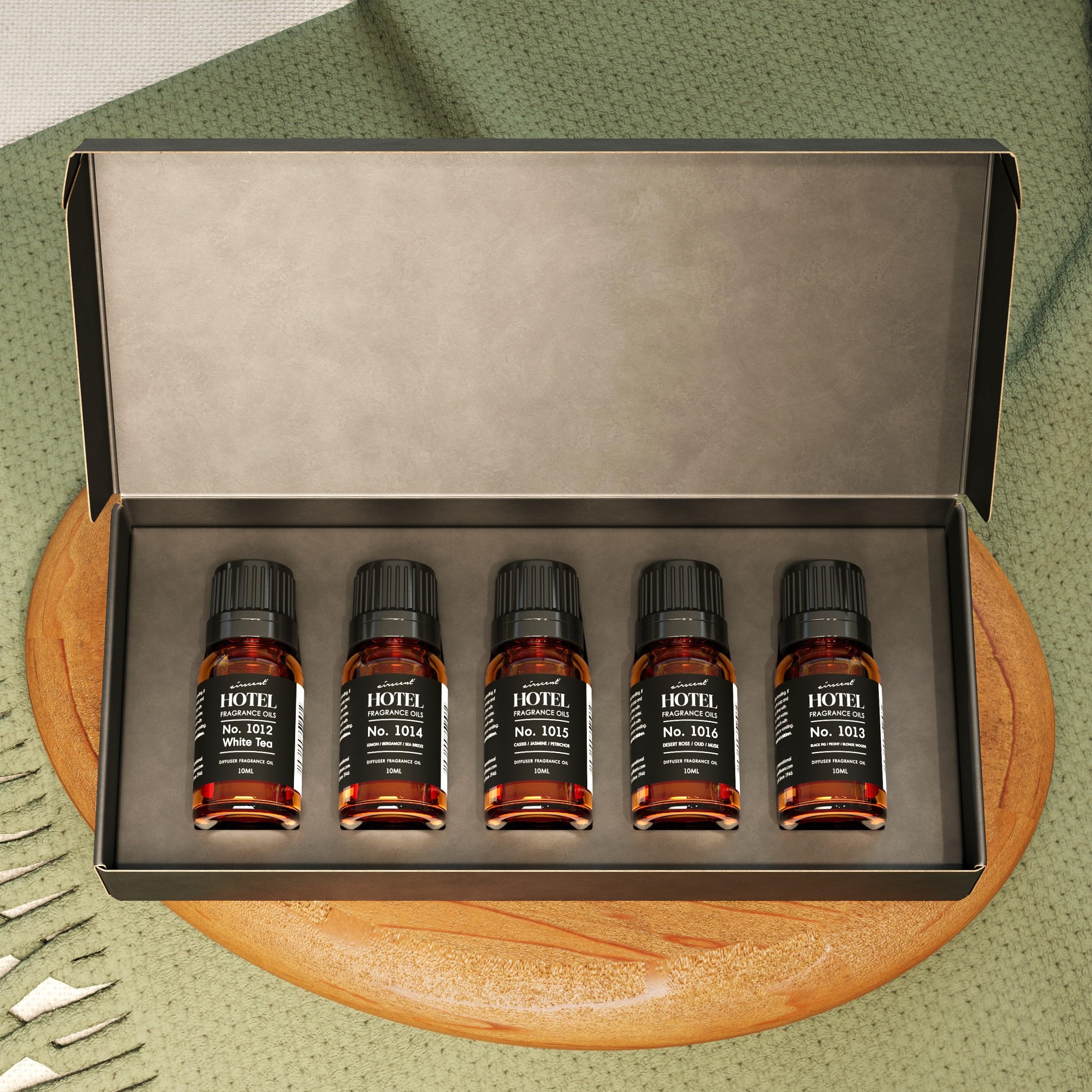 Amazon.com: AirScent Hotel Diffuser Oil Gift Set - 5-Star Hotel