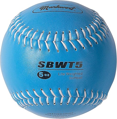 Miniatura 9 de Markwort Funda de cuero con peso de 12 pulgadas para softballs
