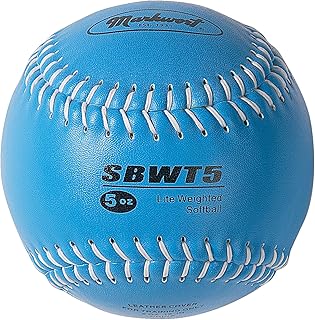 Markwort Funda de Piel de Softball de 30,5 cm con Peso