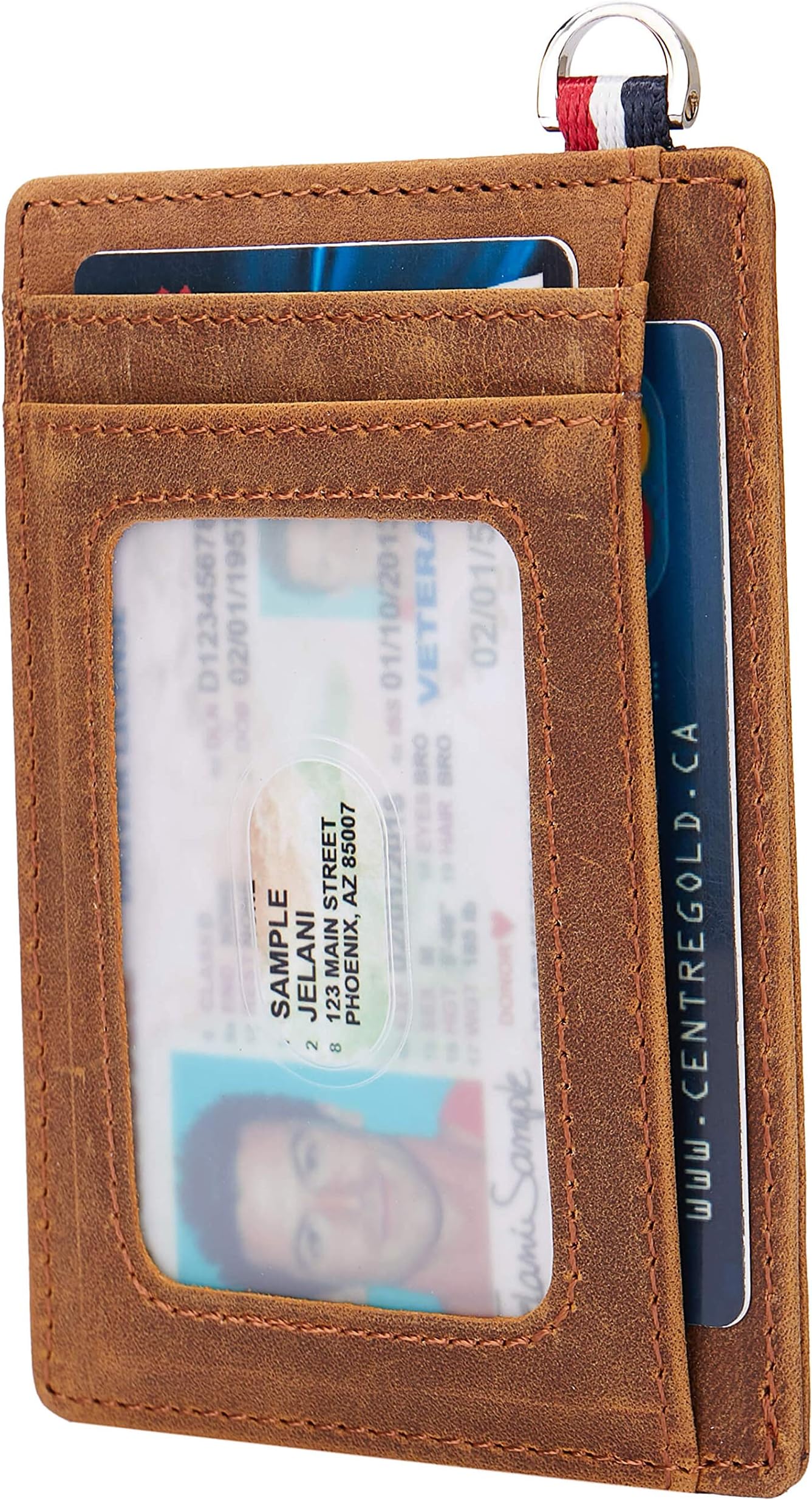 Small RFID Blocking Minimalist Credit Card Holder Pocket Slim Wallets for Men Women