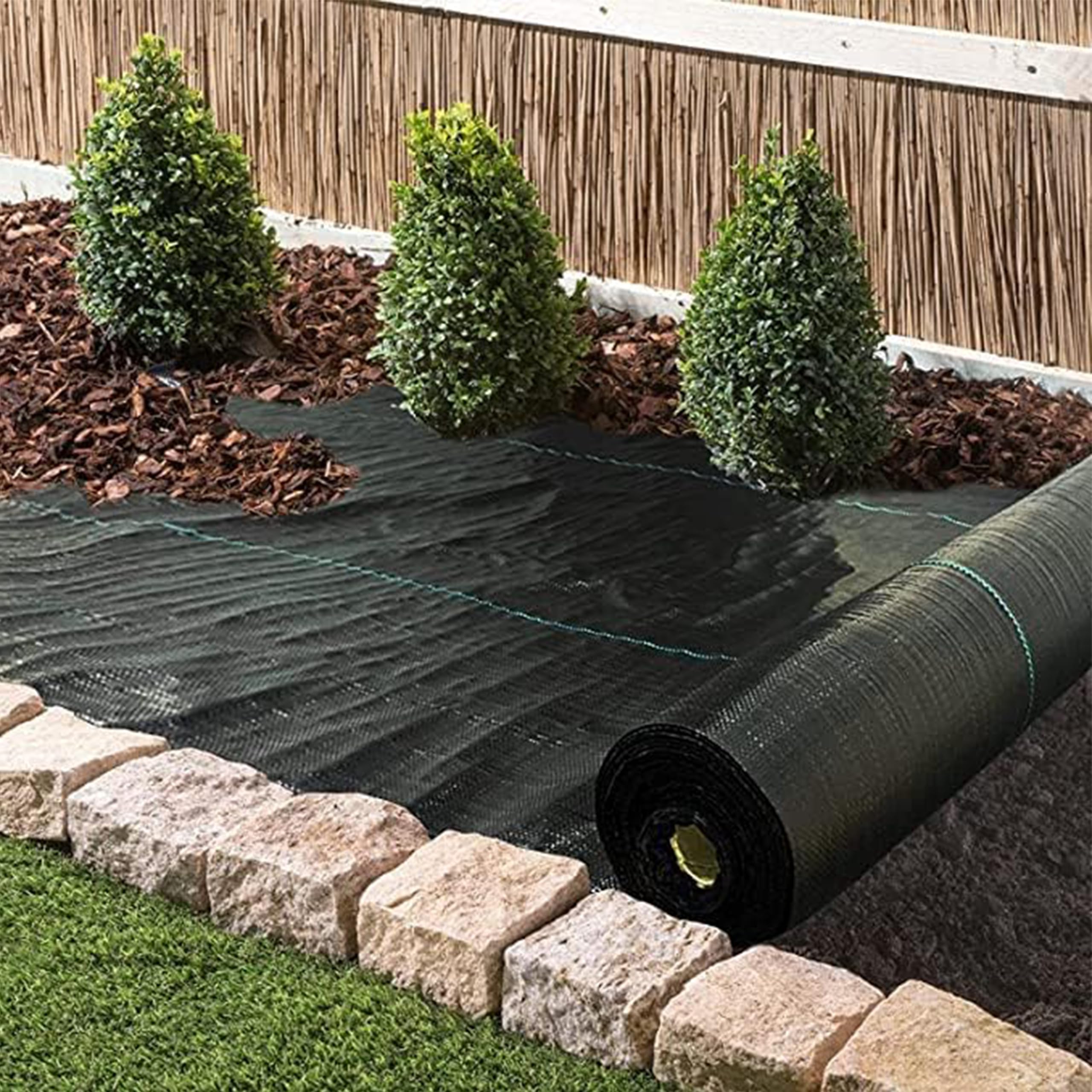 Weed Mat for Agriculture - 110 GSM(2 Meter X 10 Meter) Weed Block Gardening Mat, Landscape Fabric,Premium Durable Weed Blocker