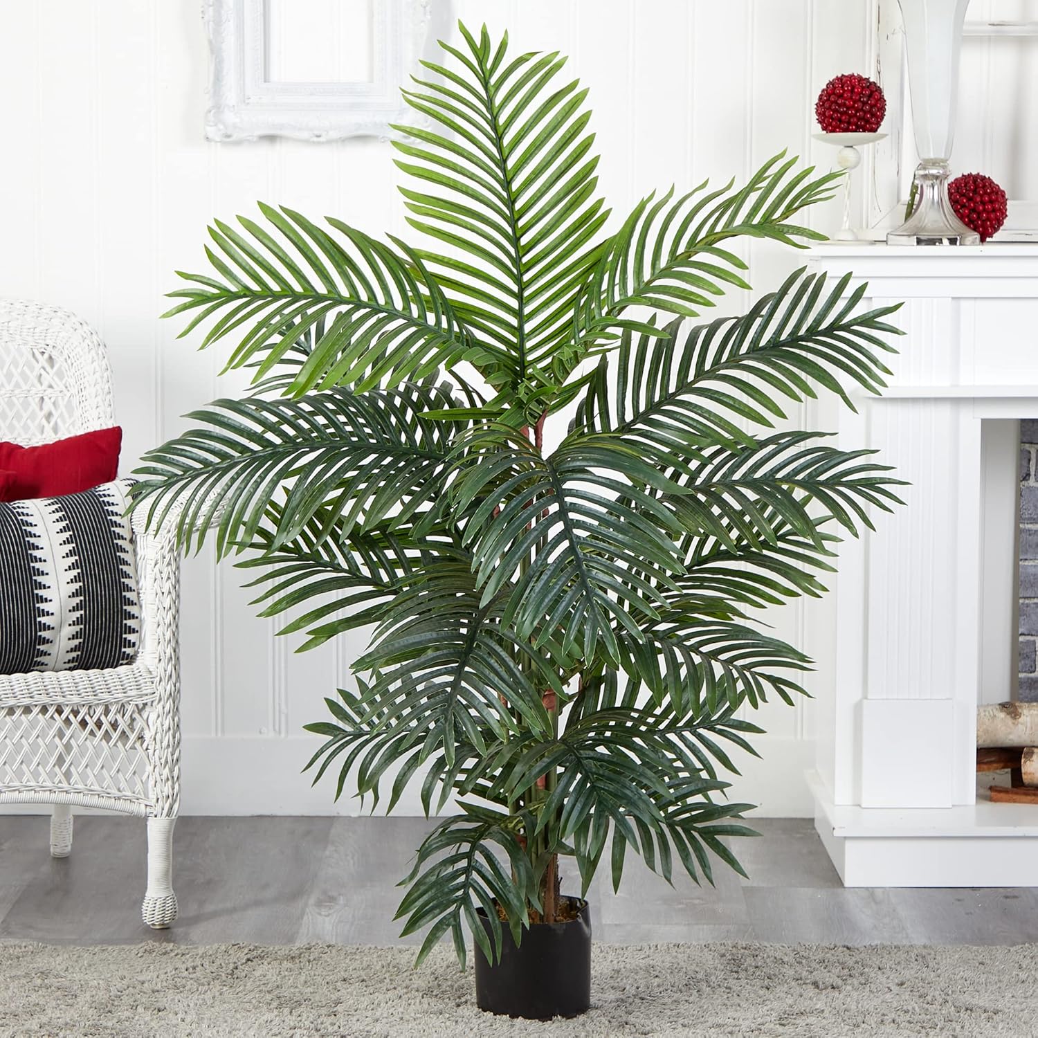 Nearly Natural 4ft. Bamboo Palm Artificial Tree