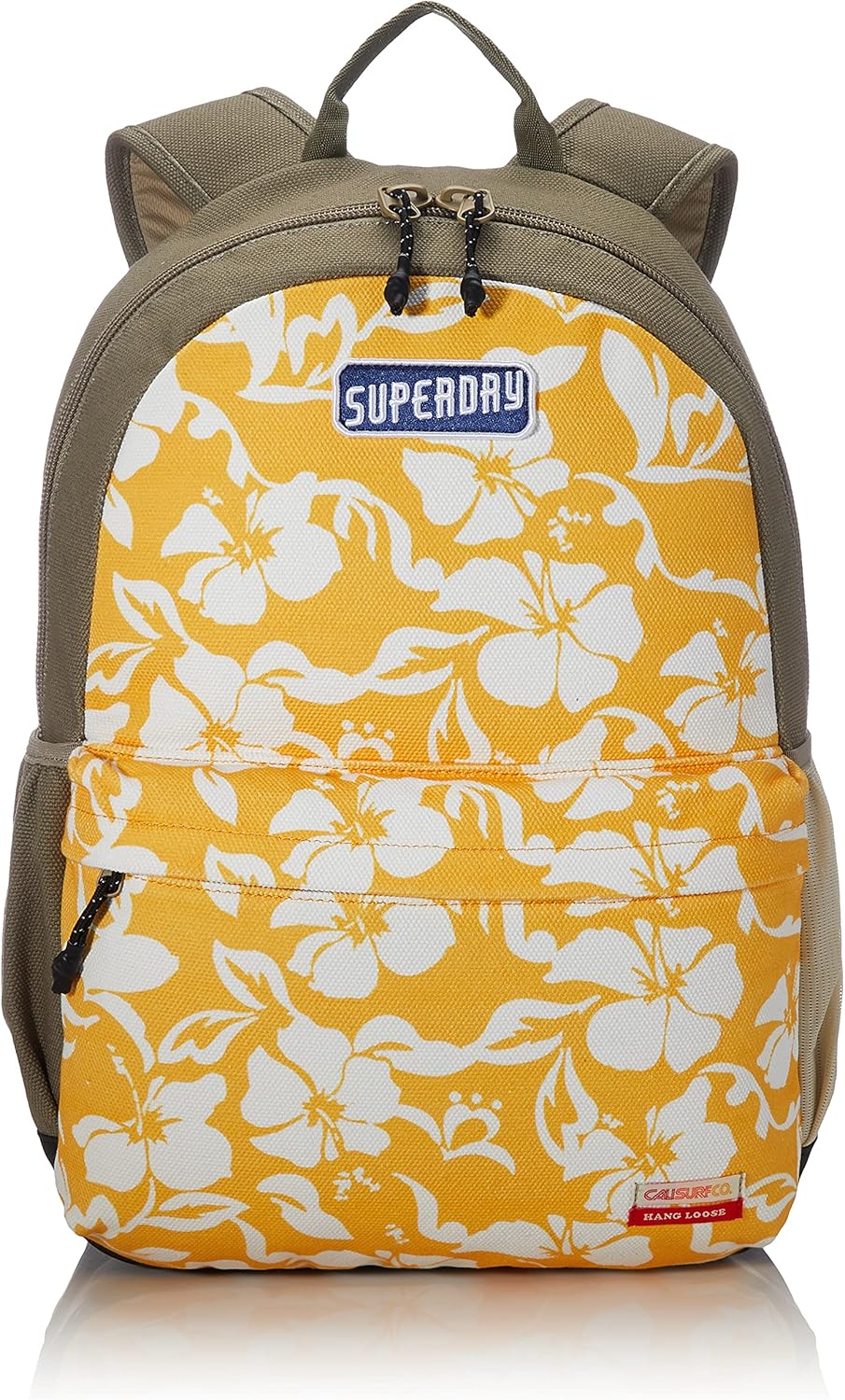 superdry yellow backpack